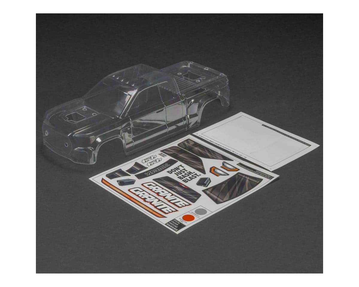 Arrma Granite 223S Trimmed Body (Clear)