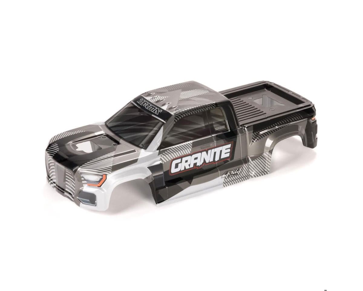 Arrma Granite 223S Clipless Pre-Painted Pre-Cut Body (Gun Metal)