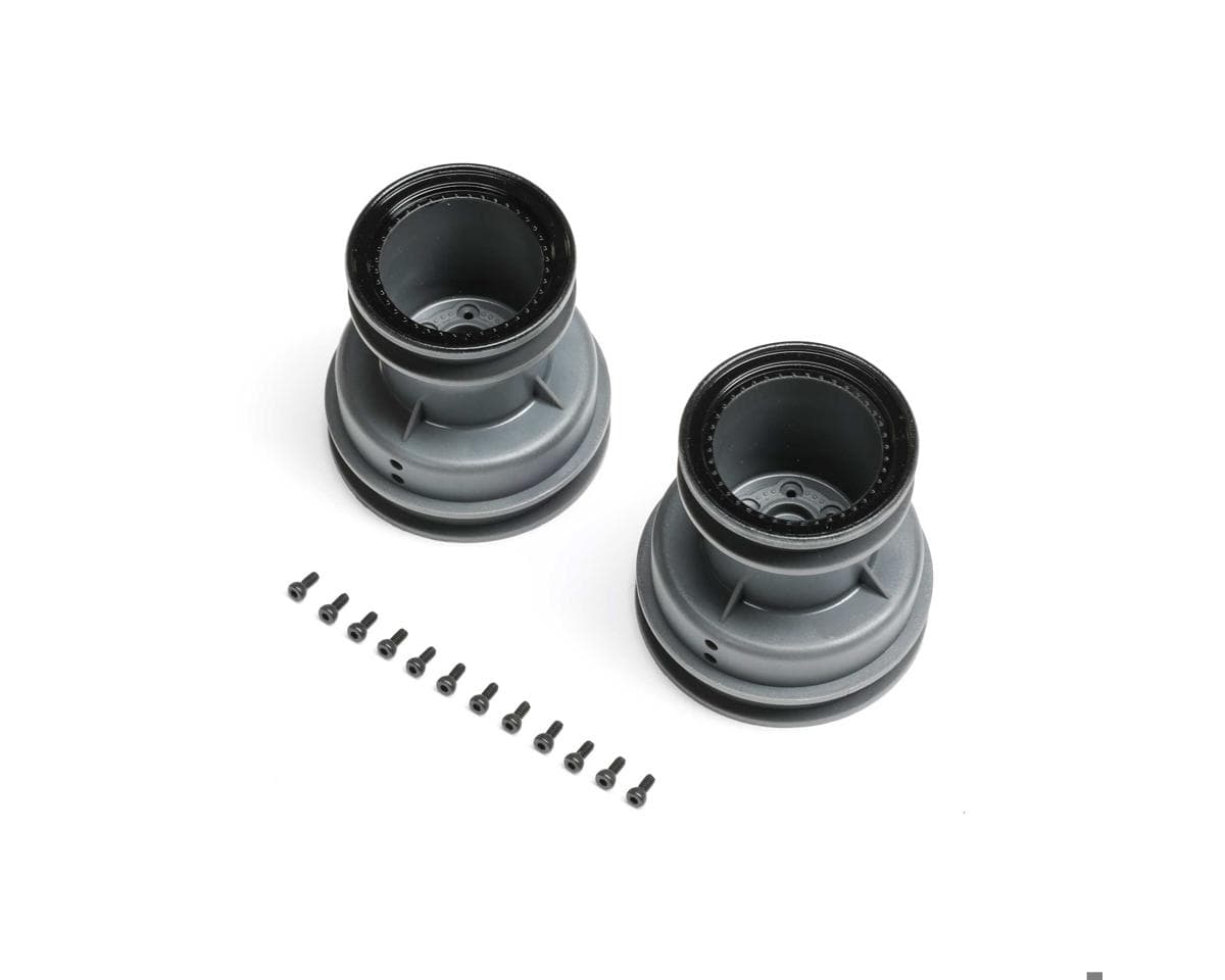 Losi Mini LMT Beadlock Wheels (Black) (2)