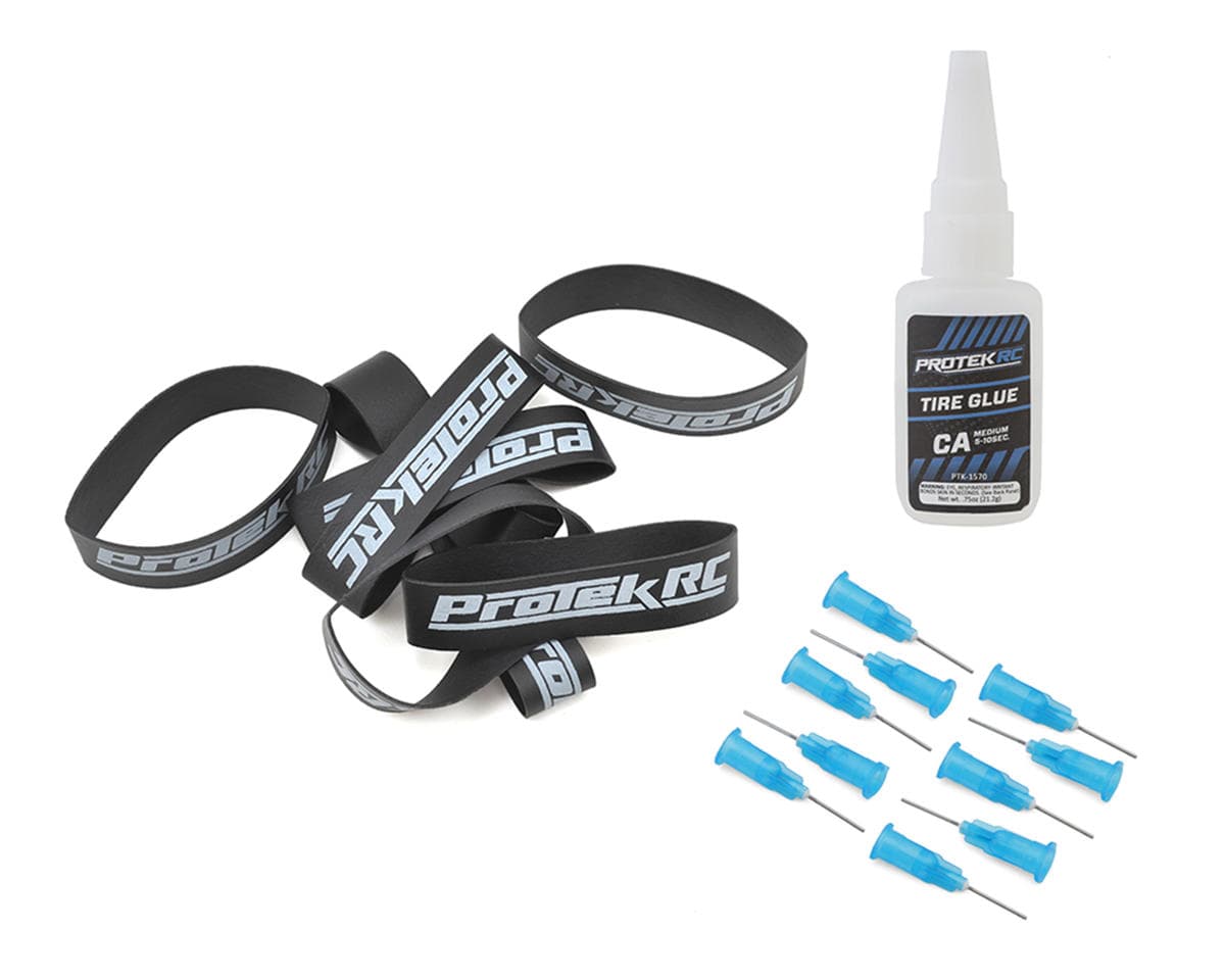 ProTek RC Tire Gluing Bundle Set w/Free Stainless Glue Tips (Limited Time)