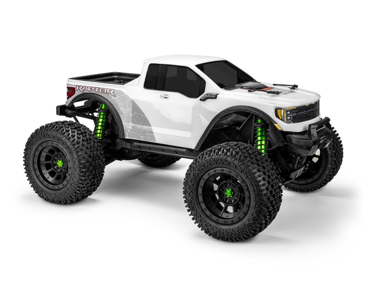 JConcepts 2023 Ford Raptor Monster Truck Pre-Trimmed Body for Traxxas® X-Maxx® (Clear)