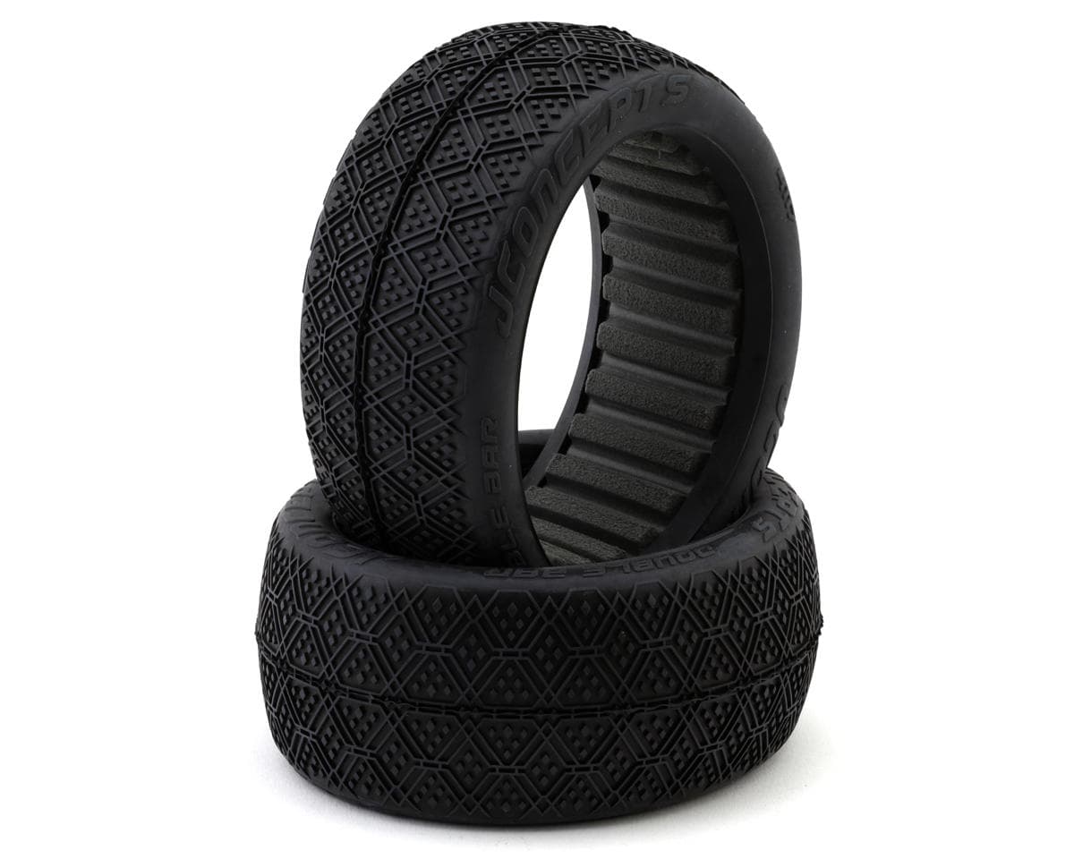 JConcepts Double Bar 4.0" 1/8th Off-Road Truggy Tires (2) (Green)