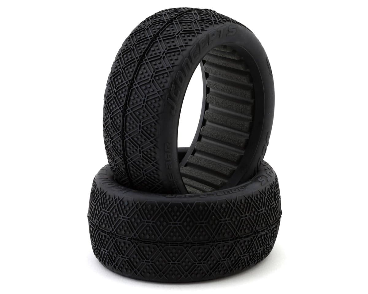 JConcepts Double Bar 4.0" 1/8th Off-Road Truggy Tires (2) (Aqua A2)