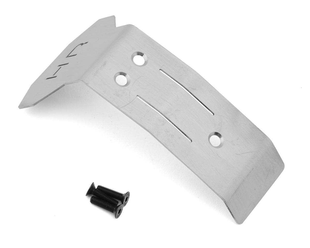Hot Racing Stainless Steel Front Skid Plate for Traxxas® Mini Maxx® (Silver)