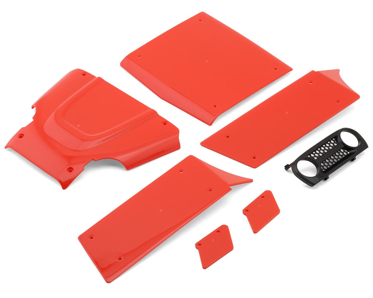 Vanquish Products H10 Optic Body Panels Set (Red/Eibach) w/Decals