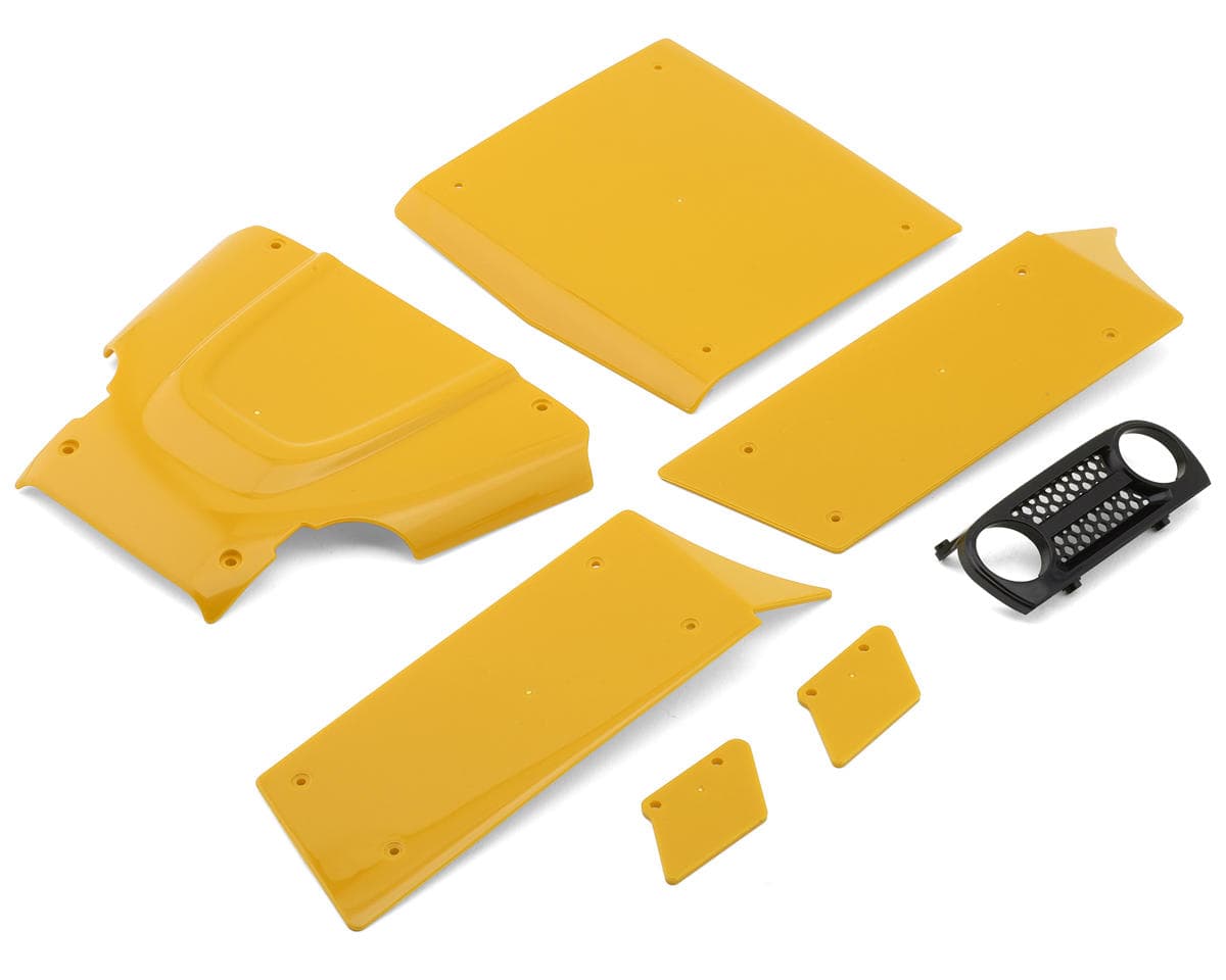 Vanquish Products H10 Optic Body Panels Set (Yellow/Battle Born) w/Decals