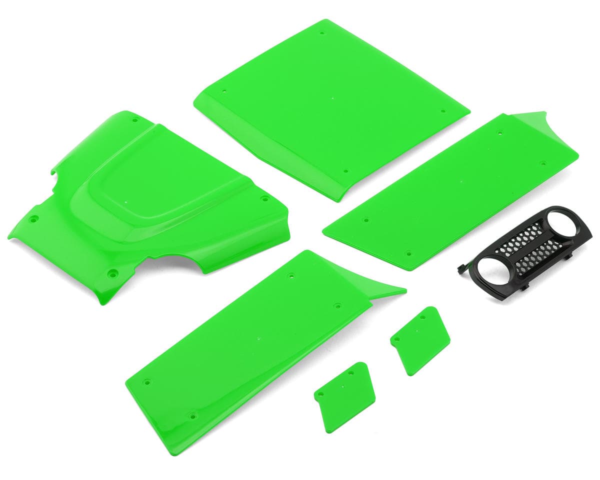 Vanquish Products H10 Optic Body Panels Set (Green/Huf Team) w/Decals