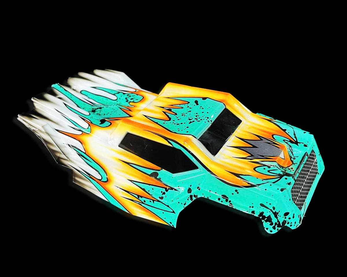 RadianZ Design Iron Trek 1/14 Pre-Painted Truggy Body (Daeodon) (Arrma Typhon Grom)