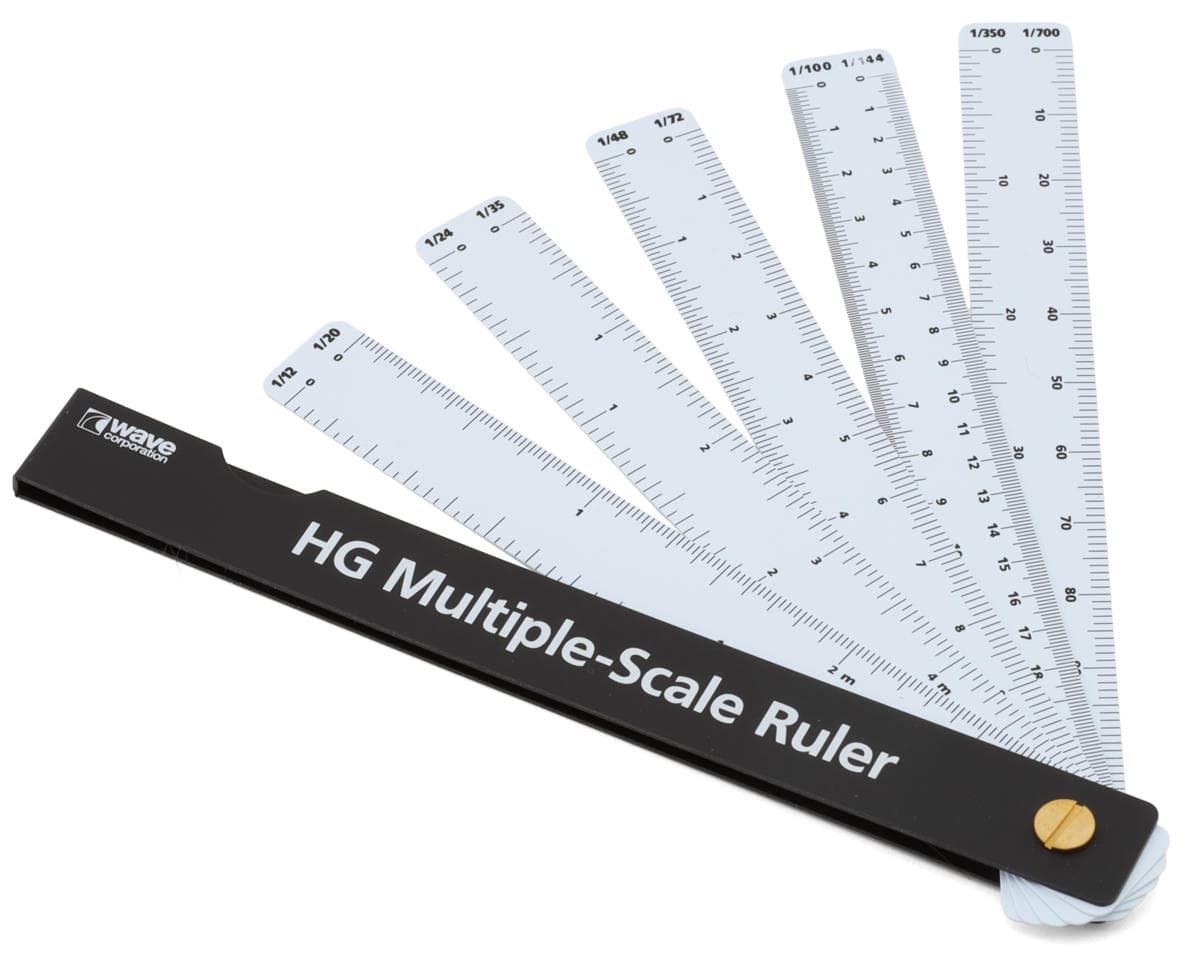 Wave Corporation HG Multiple-Scale Ruler (1/12-1/700)