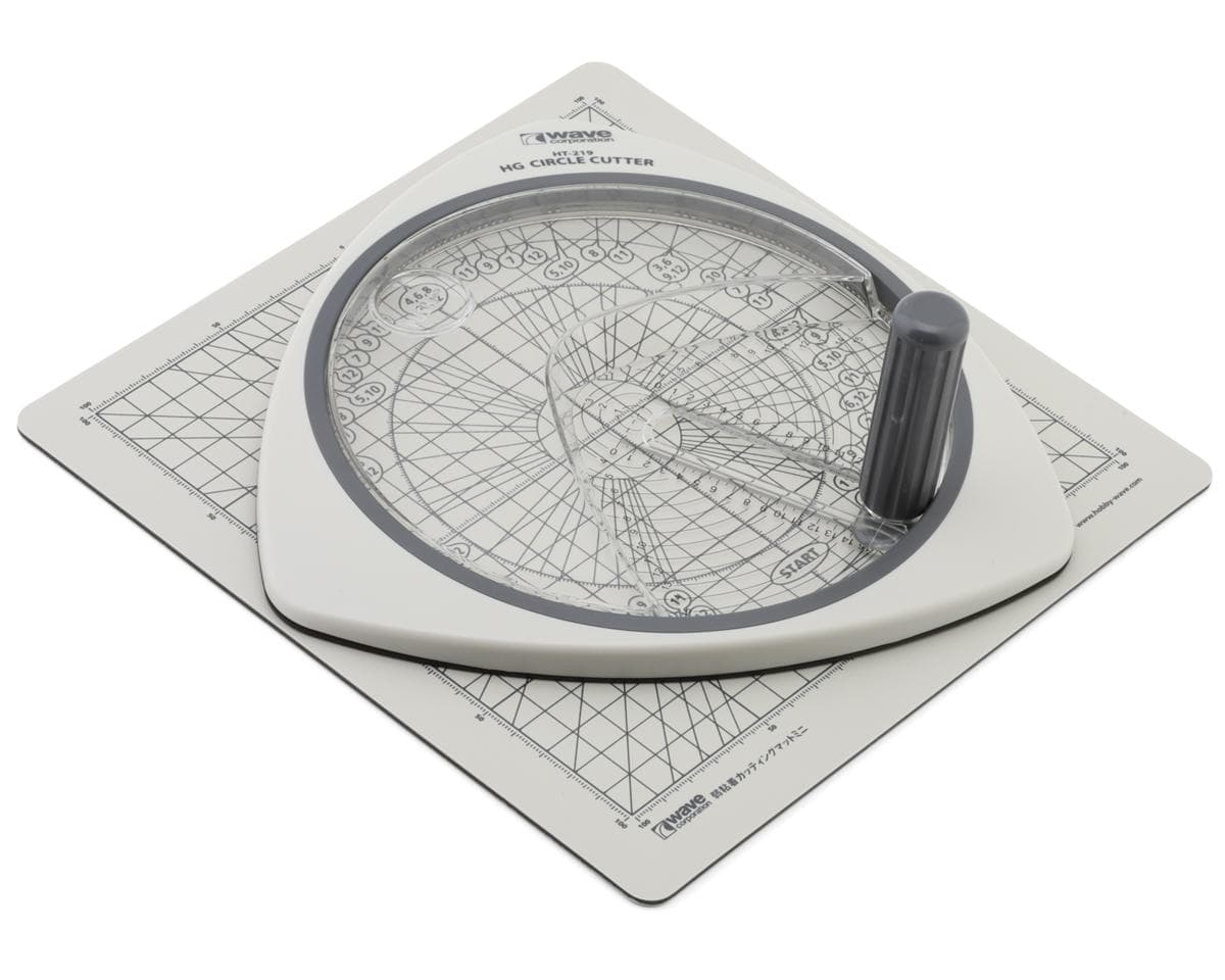 Wave Corporation HG Circular Cutter Set w/Cutting Mat & Spare Blades