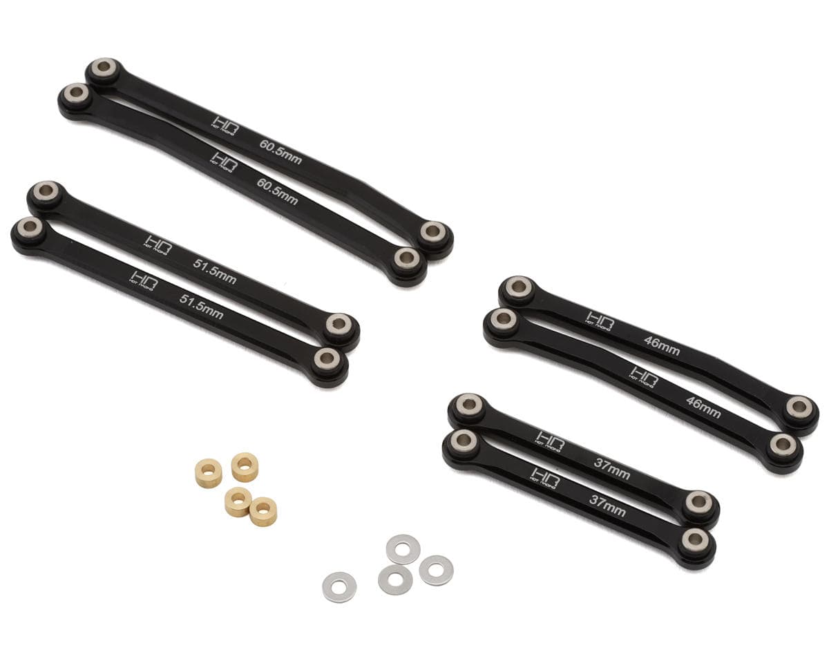 Hot Racing HPI Venture18 Aluminum High Clearance Suspension Links Set (Black)