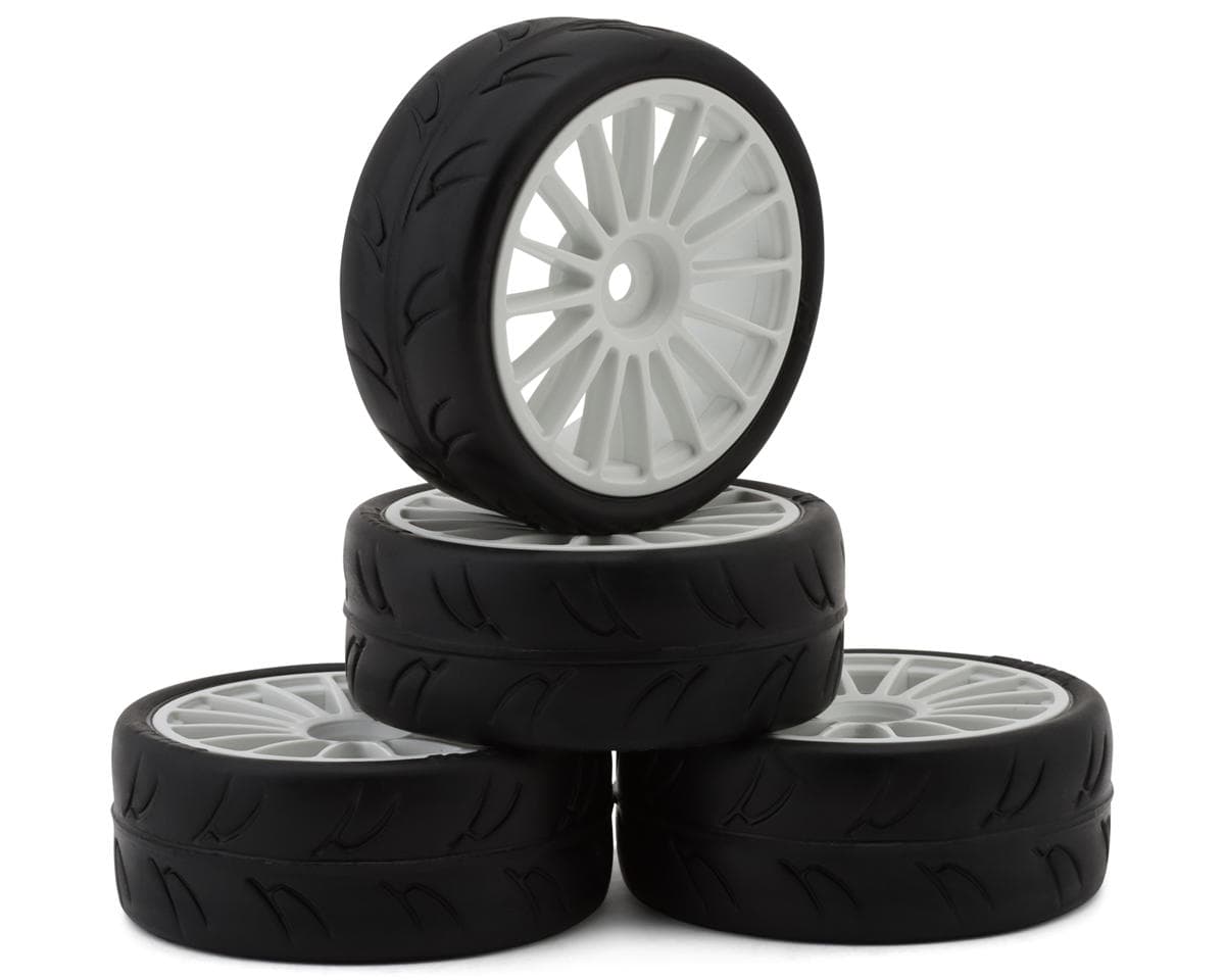 Yeah Racing Zero-Max S01 1/10 Touring Car Pre-Mount w/12mm Hex (4) (Street Compound)