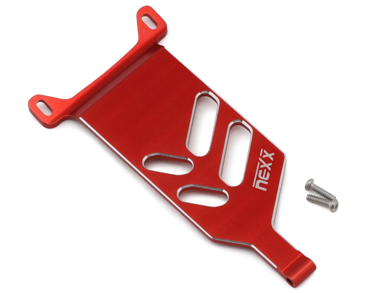NEXX Racing Losi® Micro-B CNC Aluminum Electronics Mounting Top Plate (Red)