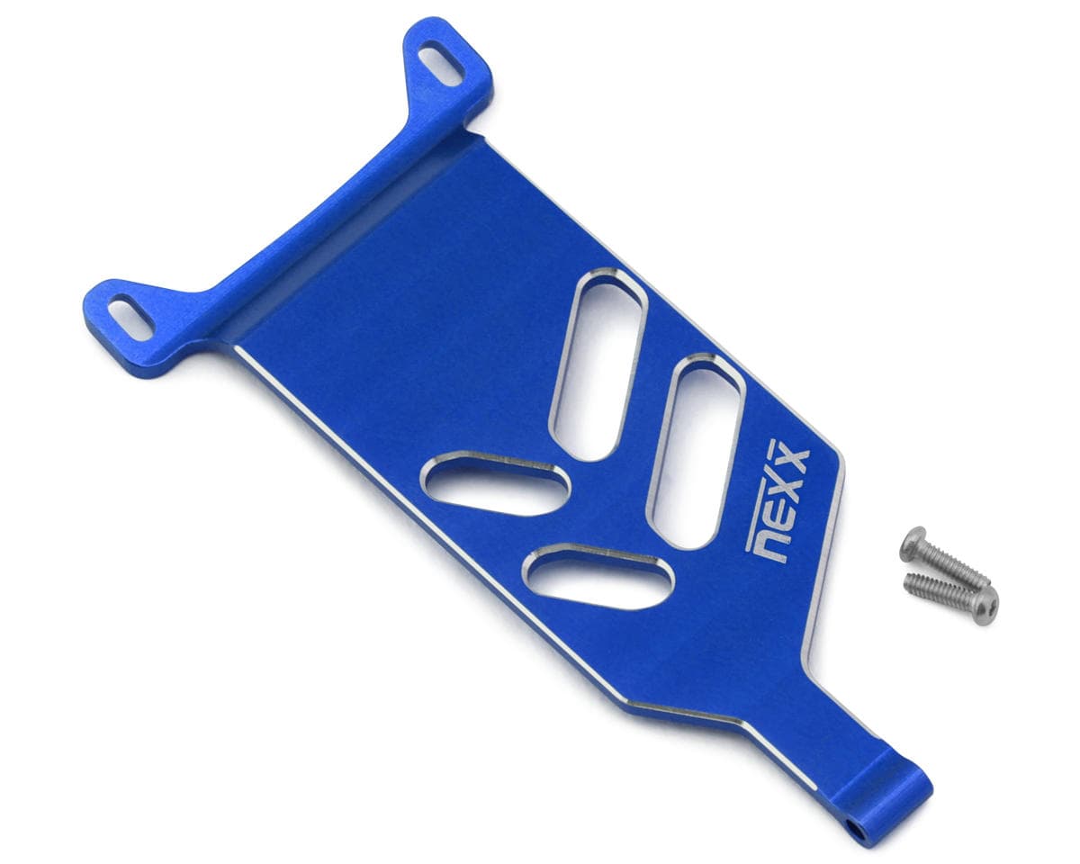 NEXX Racing Losi® Micro-B CNC Aluminum Electronics Mounting Top Plate (Blue)