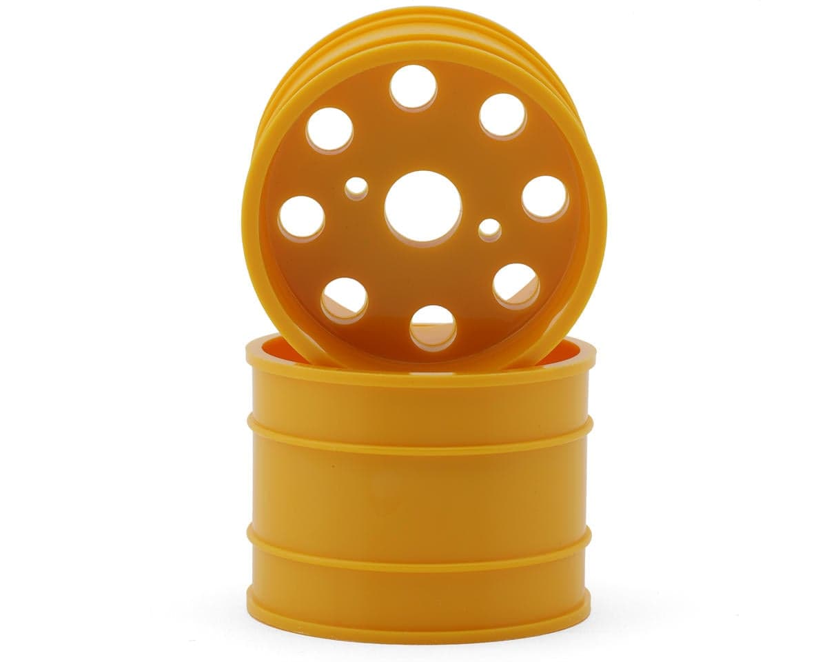Yokomo Wonder Dog Fighter Wheels (Yellow) (2)