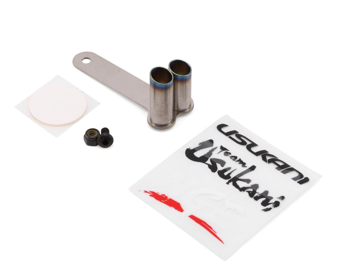 Usukani 22mm Stainless Steel 1/10 Scale Exhaust Pipe (3mm LED/Sloping)