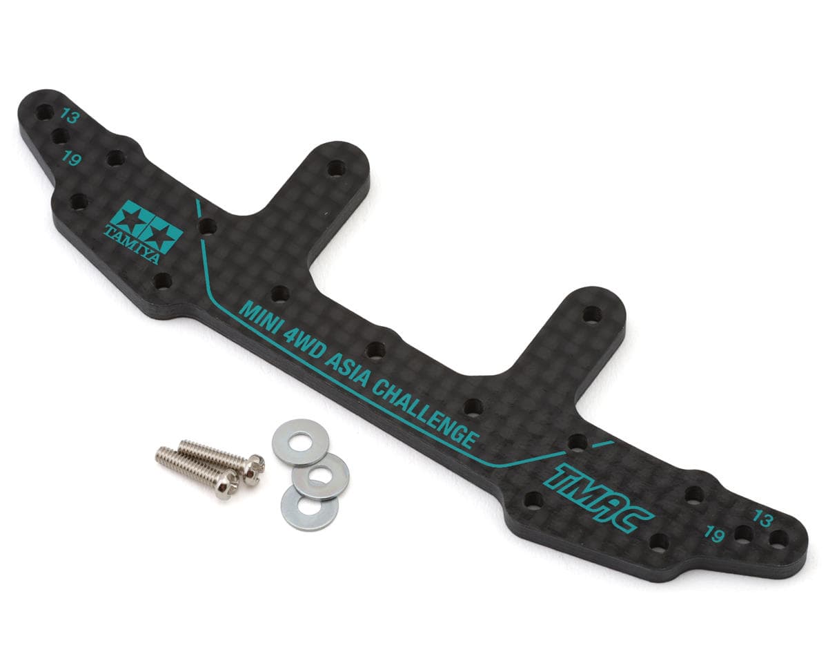 Tamiya JR 3mm HG Carbon Rear Multi Roller Setting Stay (Asia Challenge)