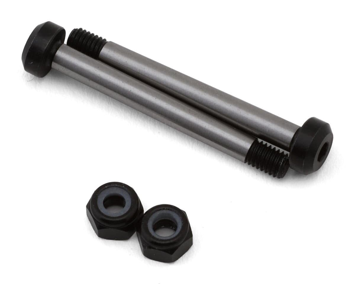 Koswork YZ-870C/YZ-10 Outer Hardened Steel Suspension Shaft (2) (3x31mm) w/Aluminum Locknuts