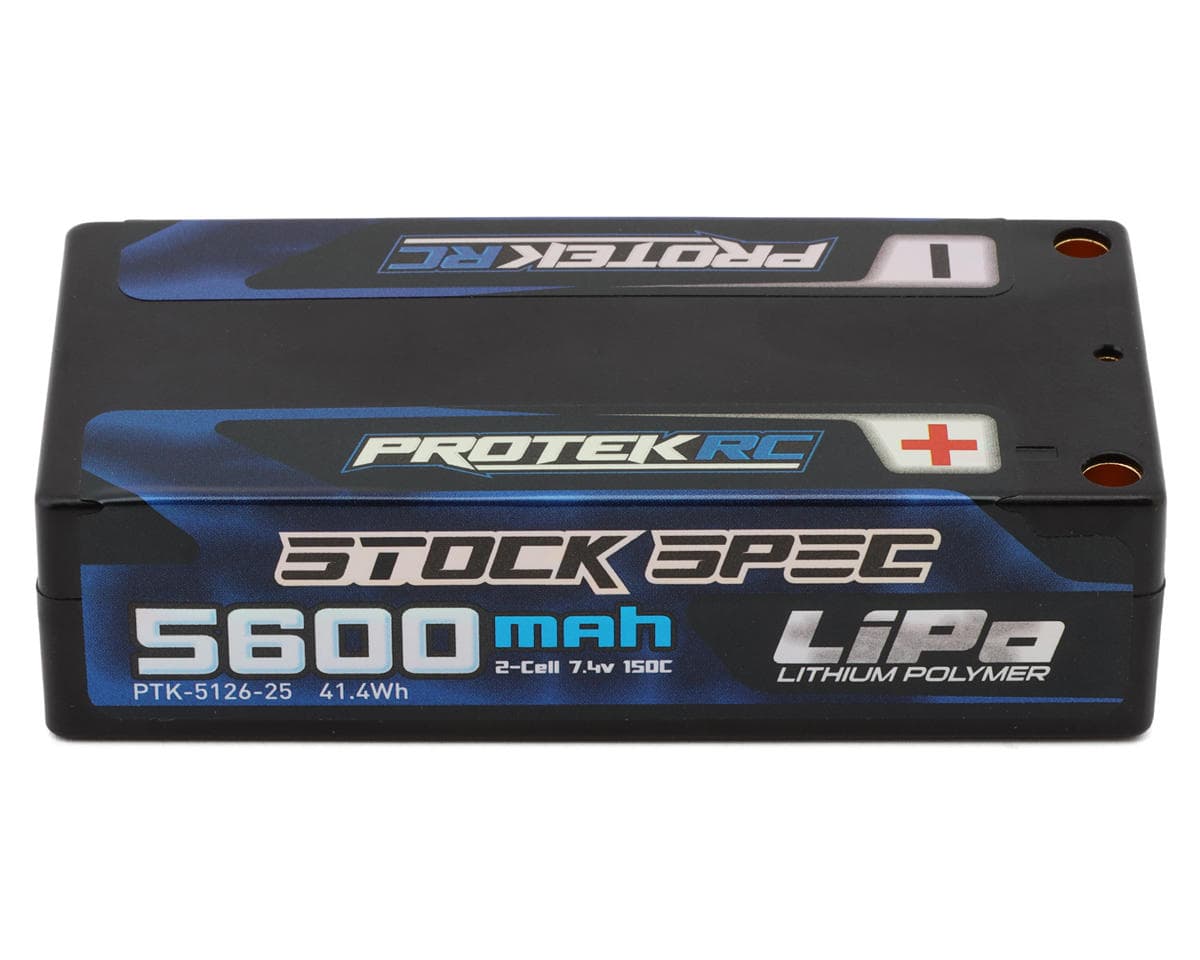 ProTek RC 2S 150C Low IR Si-Graphene "Stock Spec" Shorty LiPo Battery (7.4V/5600mAh) (ROAR Approved)