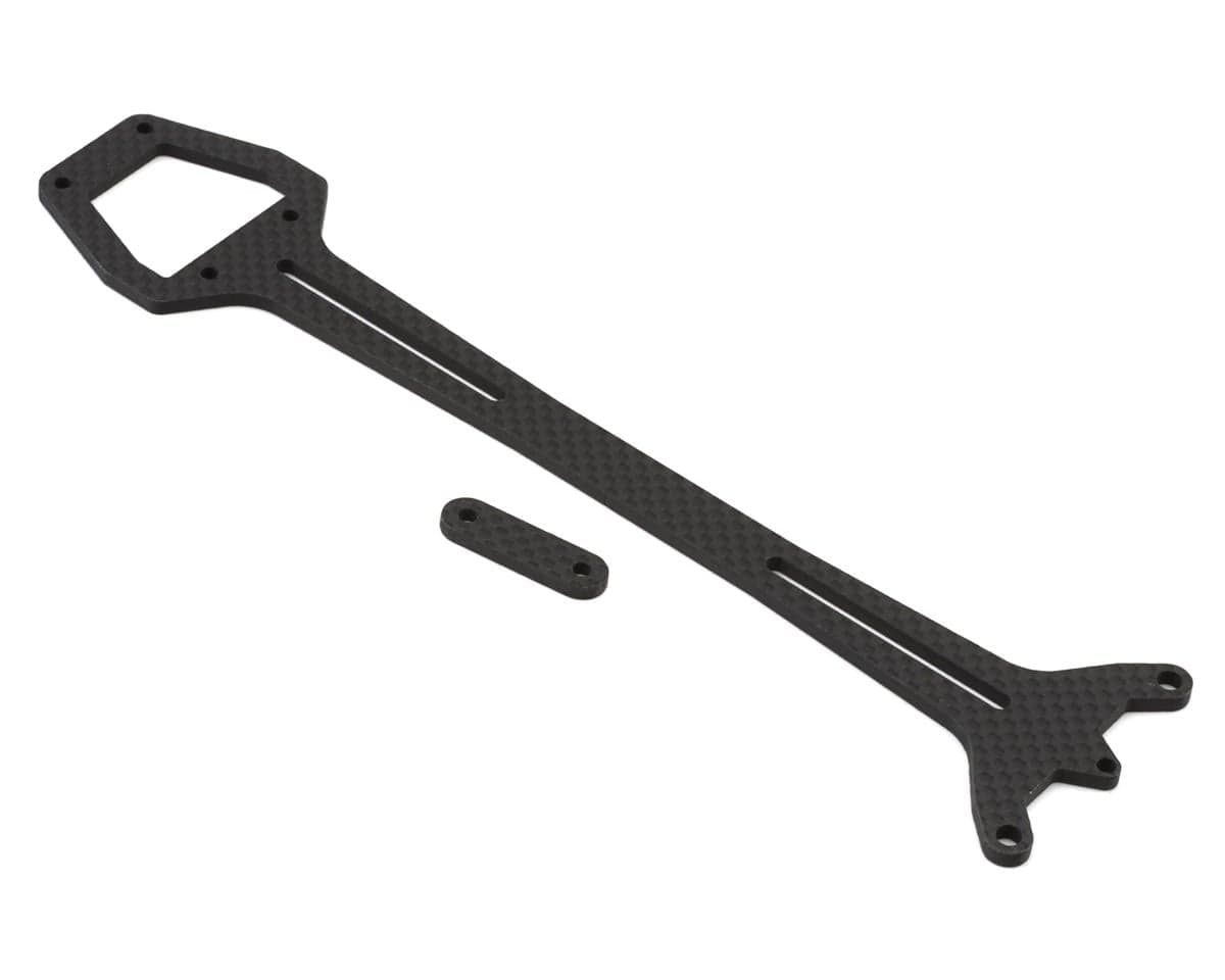Position 1 RC E8T World Spec Carbon Fiber Top Deck Chassis Brace