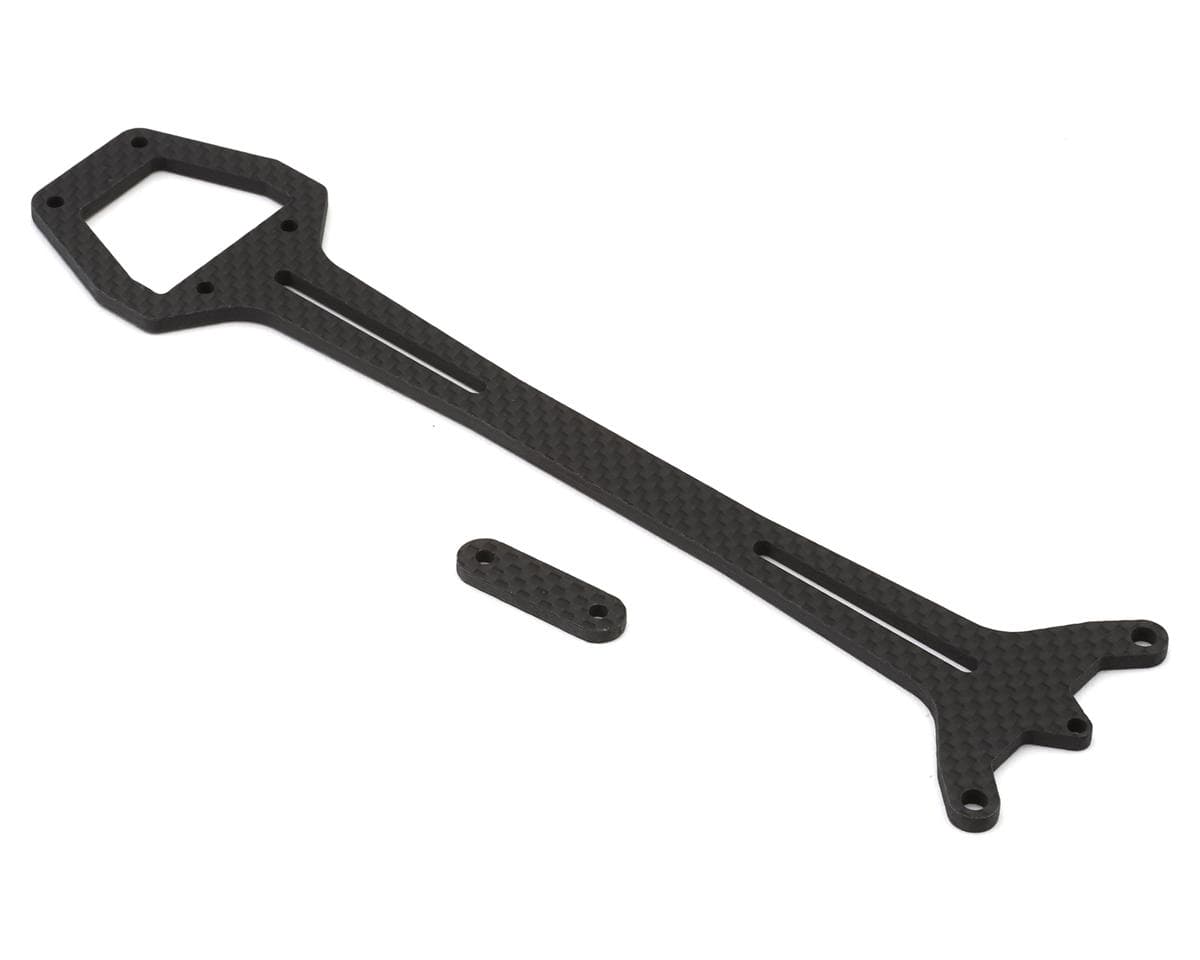 Position 1 RC E8 World Spec Carbon Fiber Top Deck Chassis Brace