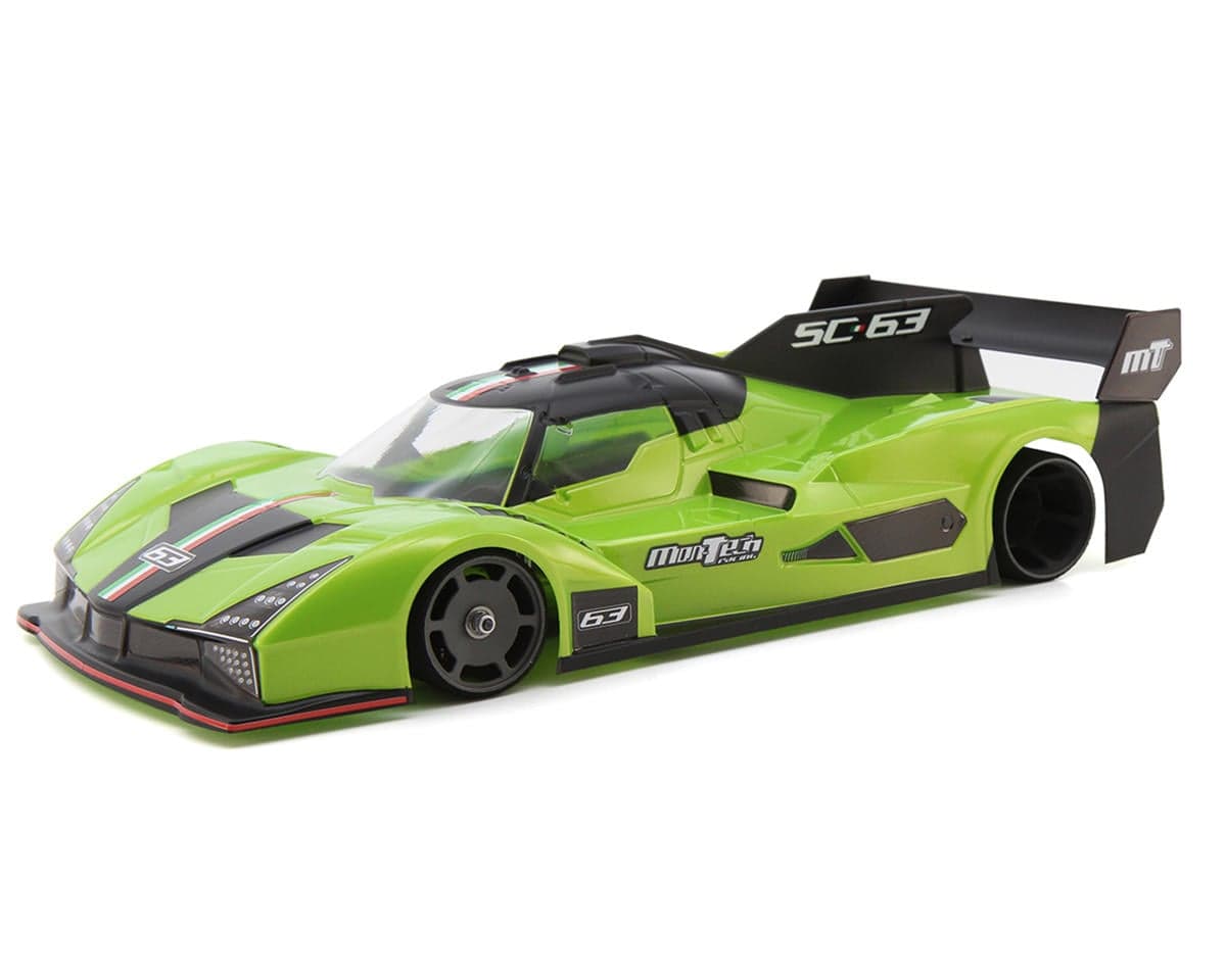 Mon-Tech SC-63 Le Mans Hypercar La Leggera 1/12 Pan Car Body (Clear) w/Wing