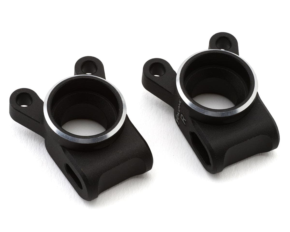 Yokomo MO1.0/2.0 Aluminum Rear Hub Carriers (Black) (2)