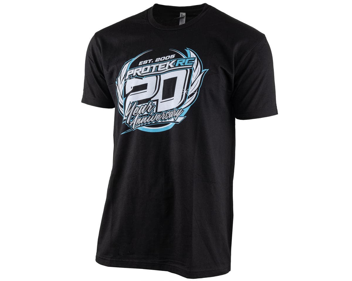 ProTek RC 20th Anniversary Short Sleeve T-Shirt (Black) (M)