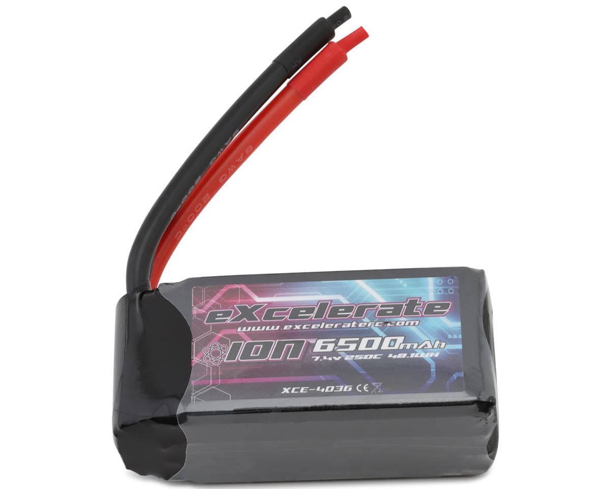 eXcelerate ION 2S 250C Drag Race Soft Case LiPo Battery (7.4V/6500mAh)