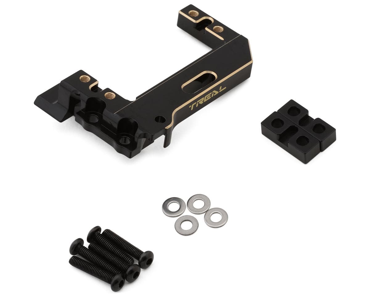 Treal Hobby Vanquish H10 Optic Heavy Weight Brass Servo Mount (64.6g)