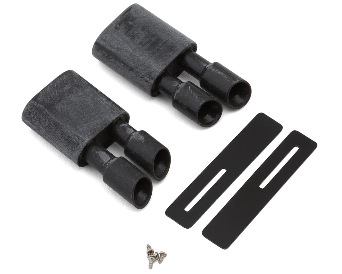 24K RC Technology 1/10 Chevrolet Camaro ZL1 Gen3 Exhaust Set (2) (Miniature Scale Drift Accessory)