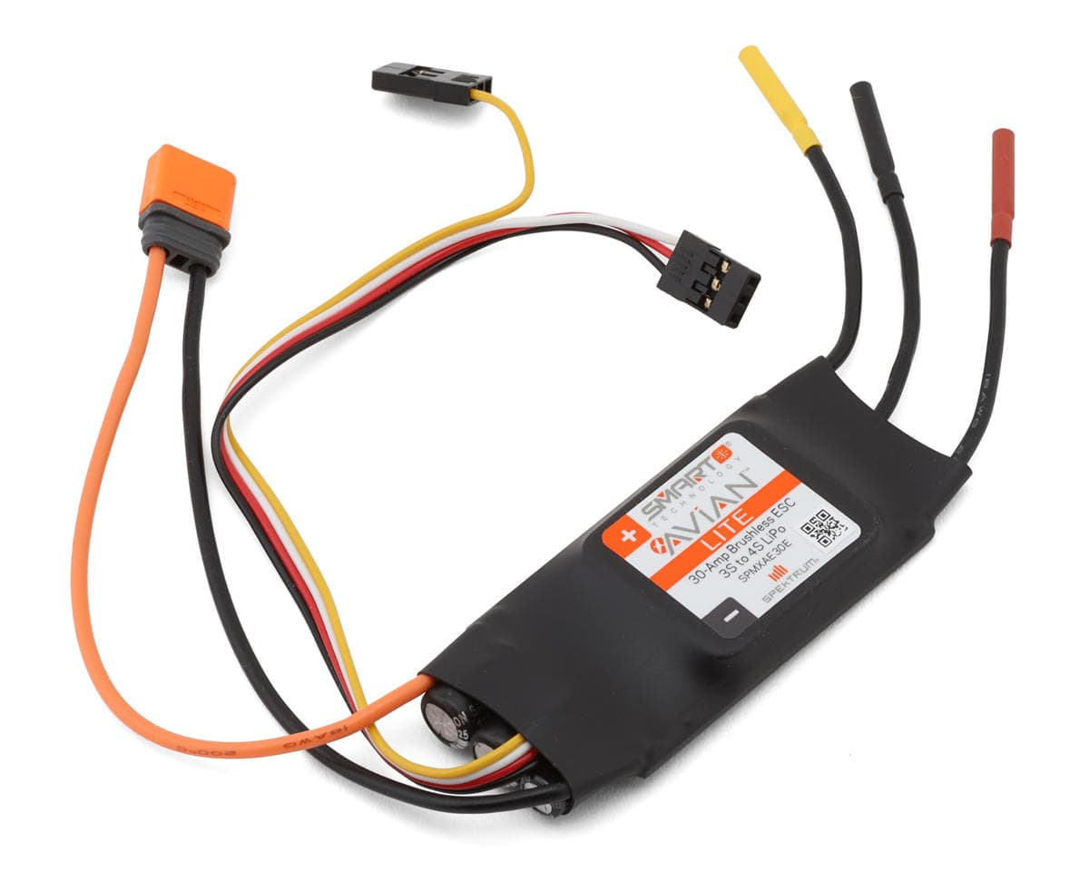 Spektrum RC Avian 30-Amp Smart Lite Brushless ESC (3S-4S) w/IC2 Connector