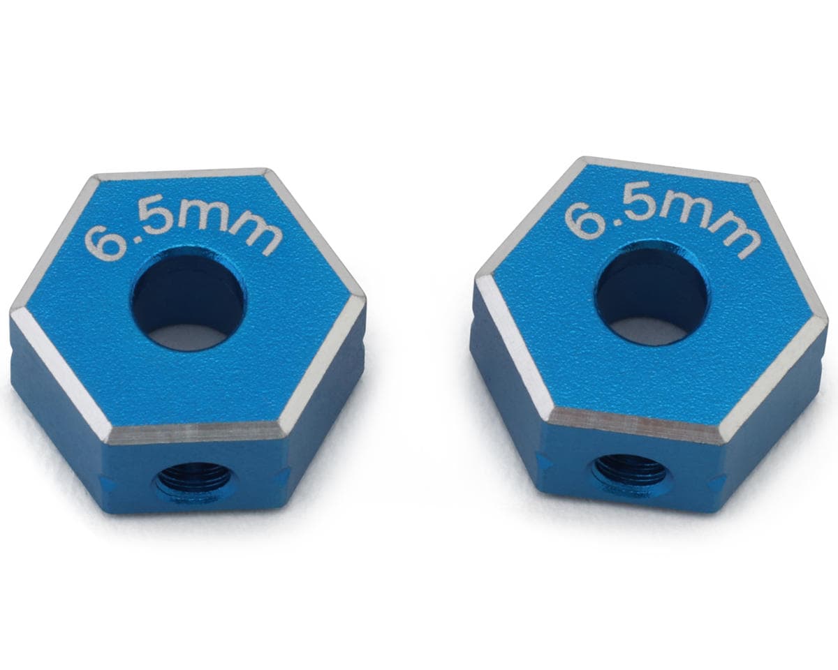 Team Associated DC10 Factory Team 12mm Aluminum Wheel Hex (2) (6.5mm)