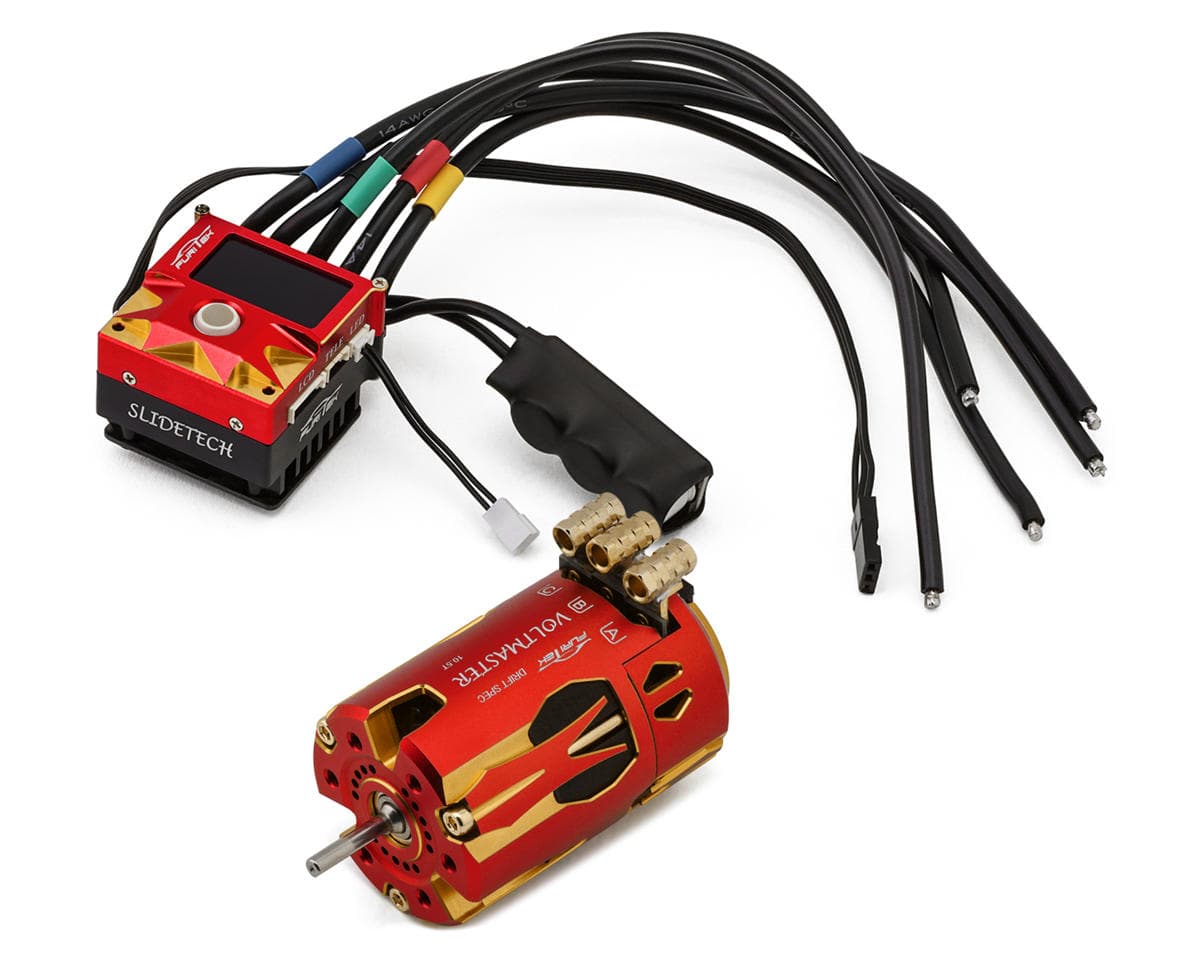 Furitek SlideVolt 1/10 Drift Sensored Brushless ESC & Motor Combo (Red)
