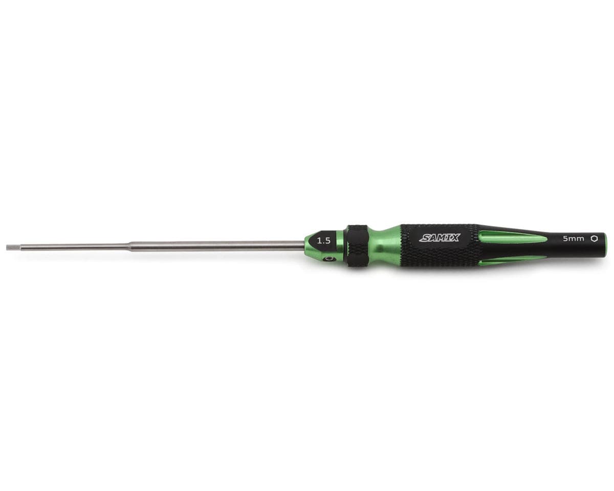 Samix 2-in-1 Hex & Nut Driver For Traxxas® TRX-4M™ (Green) (1.5mm Hex/5mm Nut)