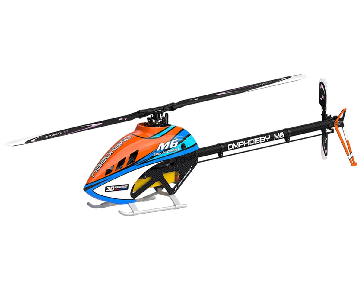 OMPHobby M6 600 Electric Helicopter Kit (Orange)