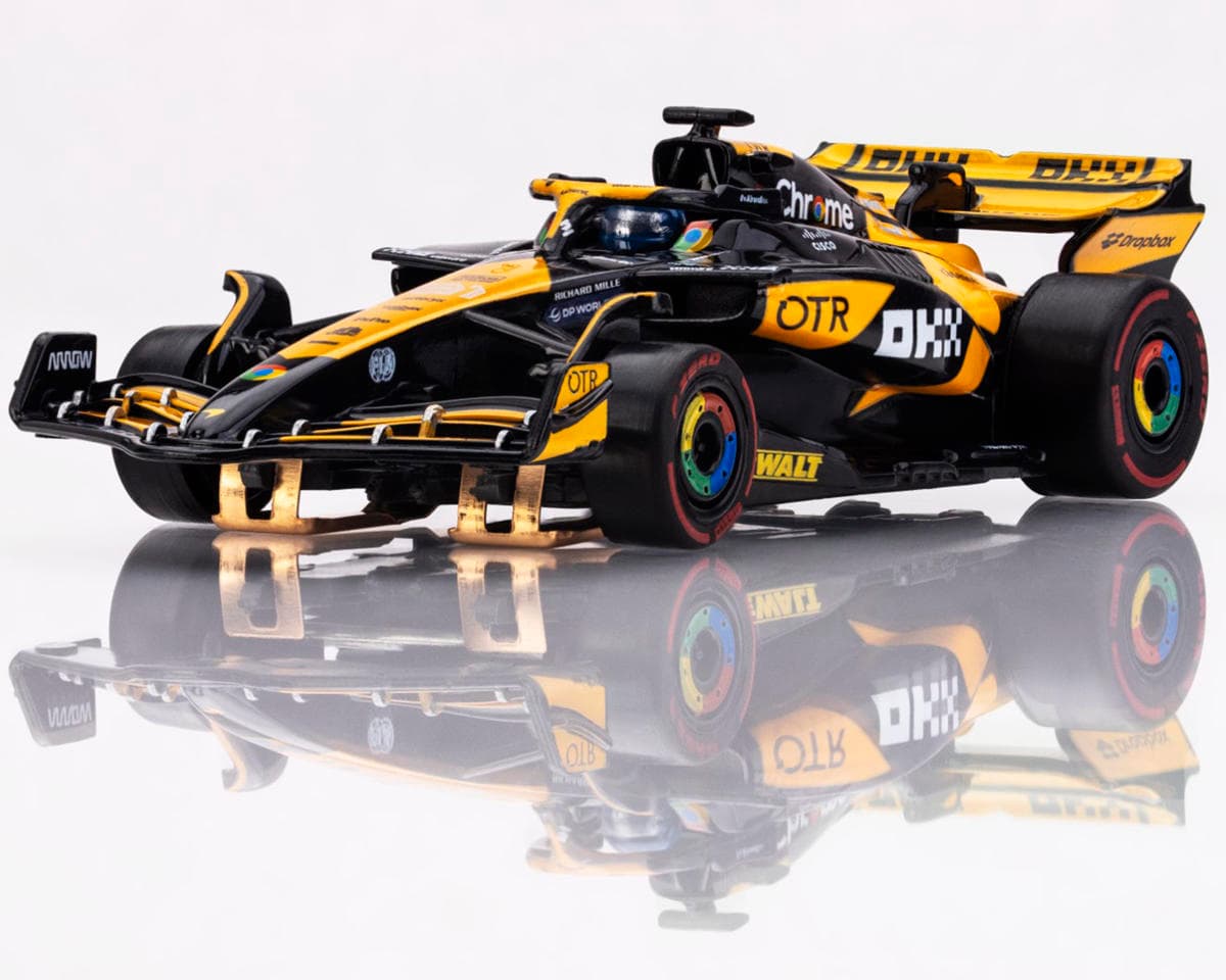 AFX McLaren MCL38 F1 #81 Australian Grand Prix 2024 HO Scale Slot Car (Orange/Black) (LWB) (Mega G+)
