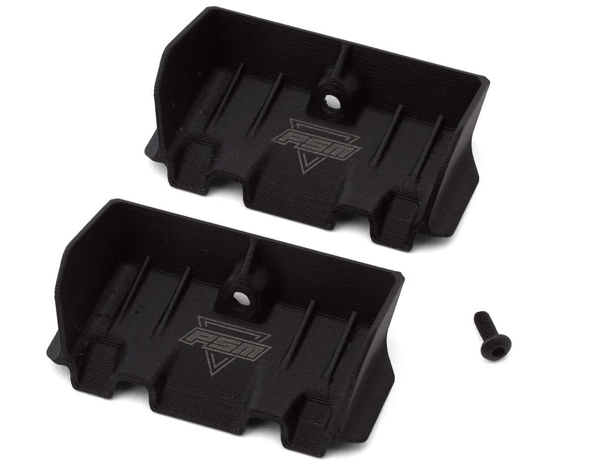 PSM RC8B4 Nylon Front Wing (2) (Black)