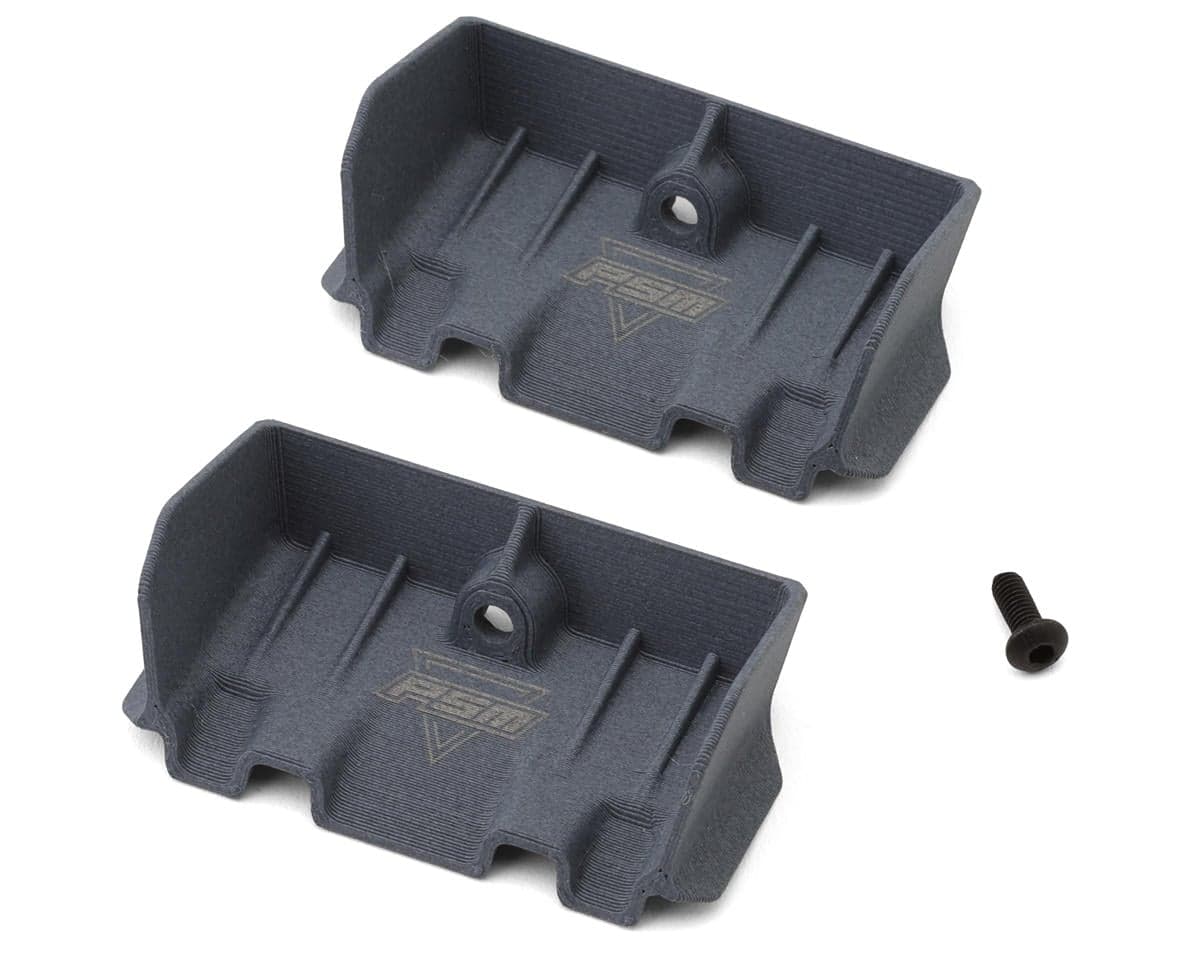 PSM RC8B4 Nylon Front Wing (2) (Grey)