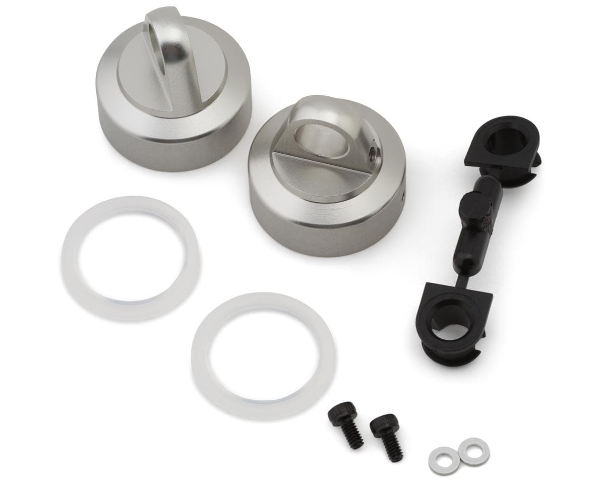 Mugen Seiki MBX8 Aluminum Emulsion Damper Shock Caps (2)