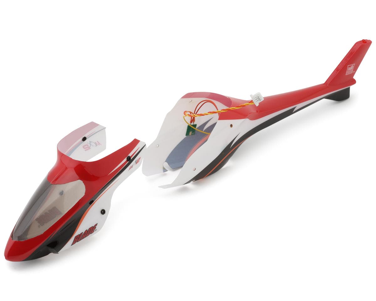 Blade mCX Special Edition mCX2 Pre-Painted Fuselage Set (Red/White) w/LED Lights