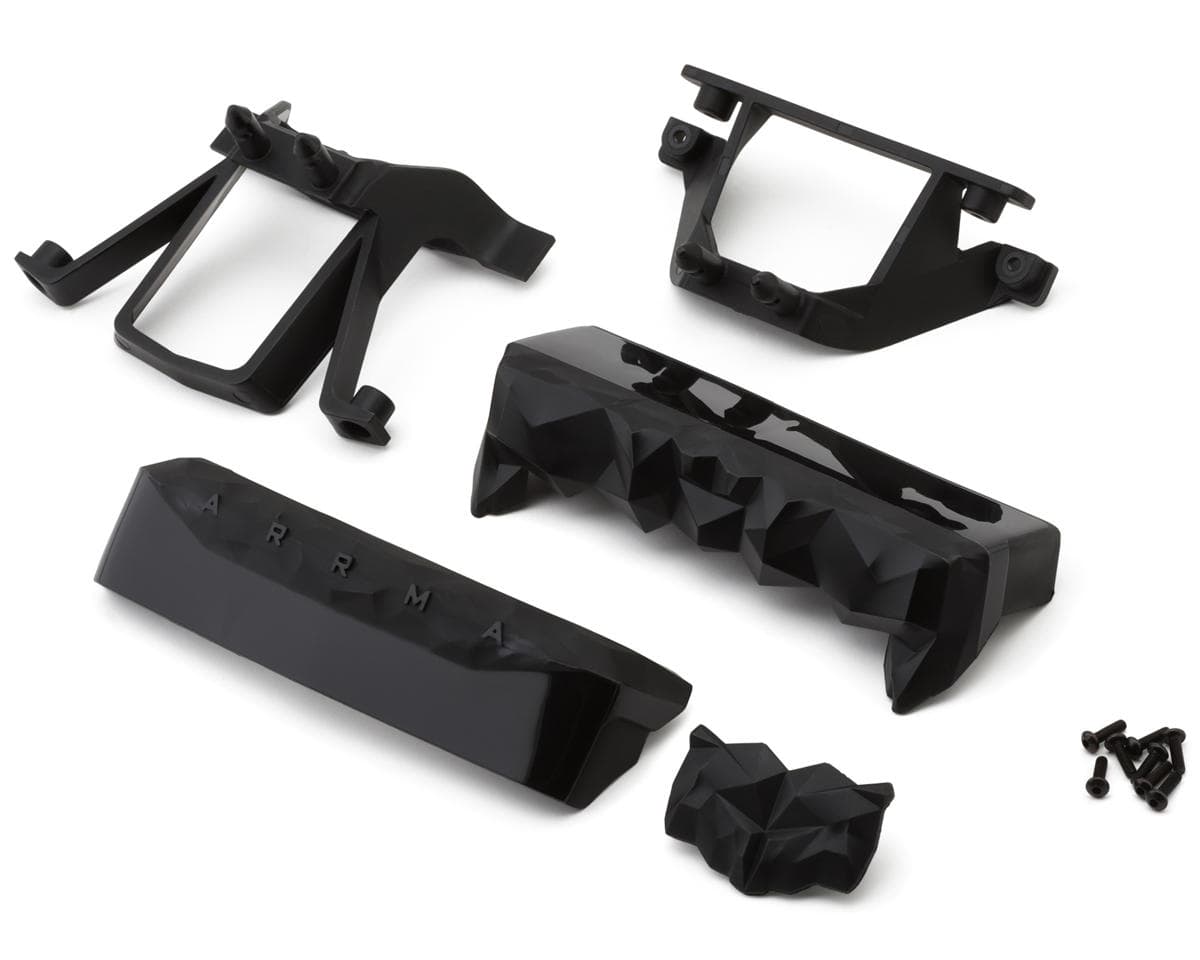 Arrma Quake Body Protector Skids Set (Black)