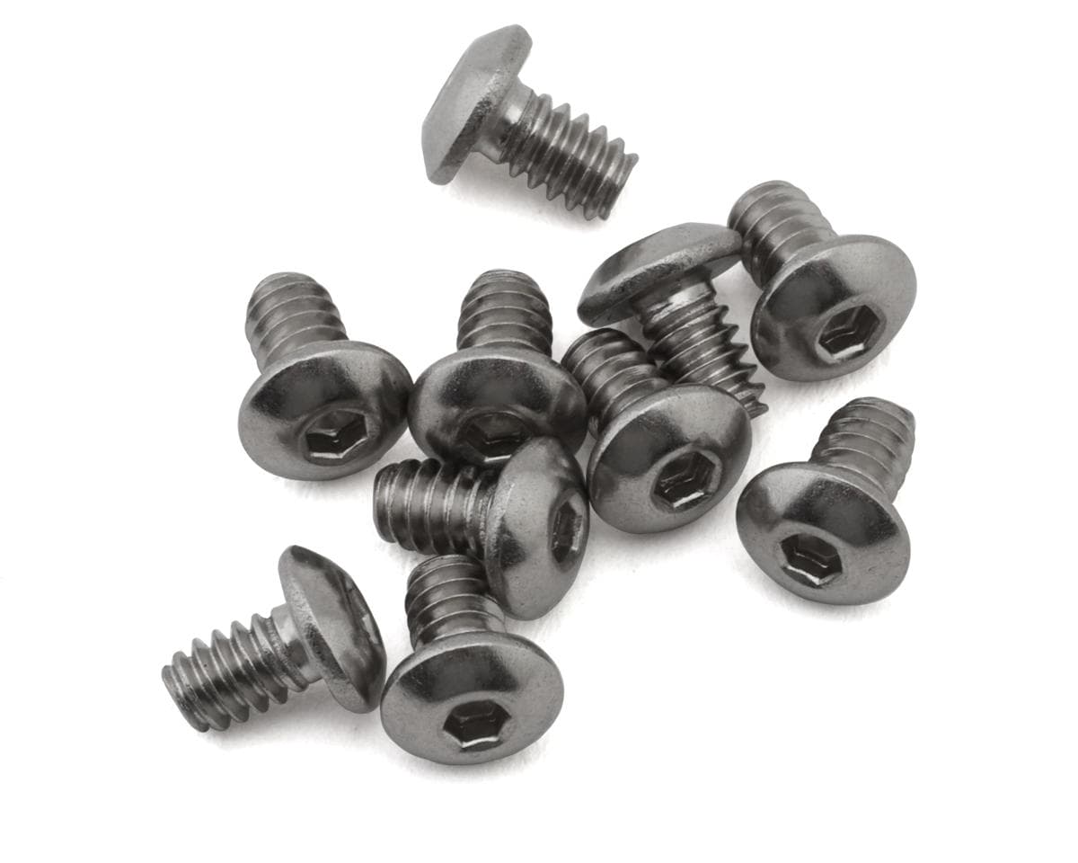 Samix Stainless Steel Button Head Hex Screws (10) (4-40) (3/16")