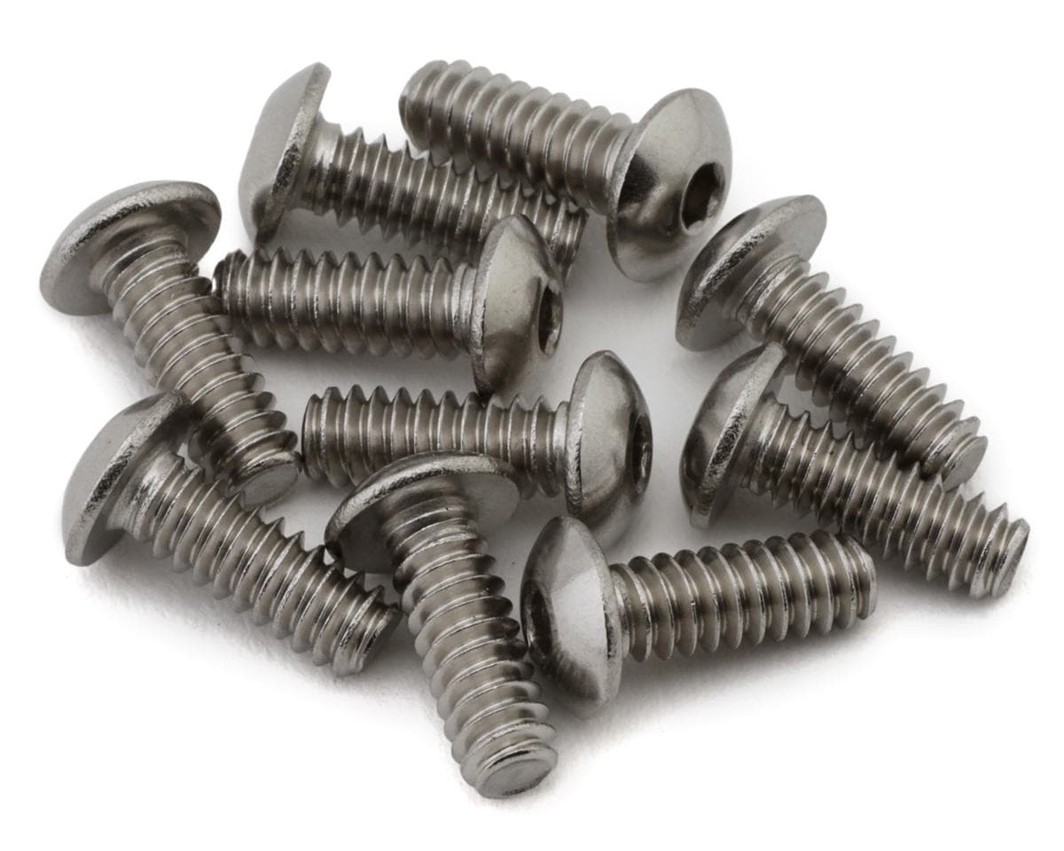 Samix Stainless Steel Button Head Hex Screws (10) (4-40) (5/16")
