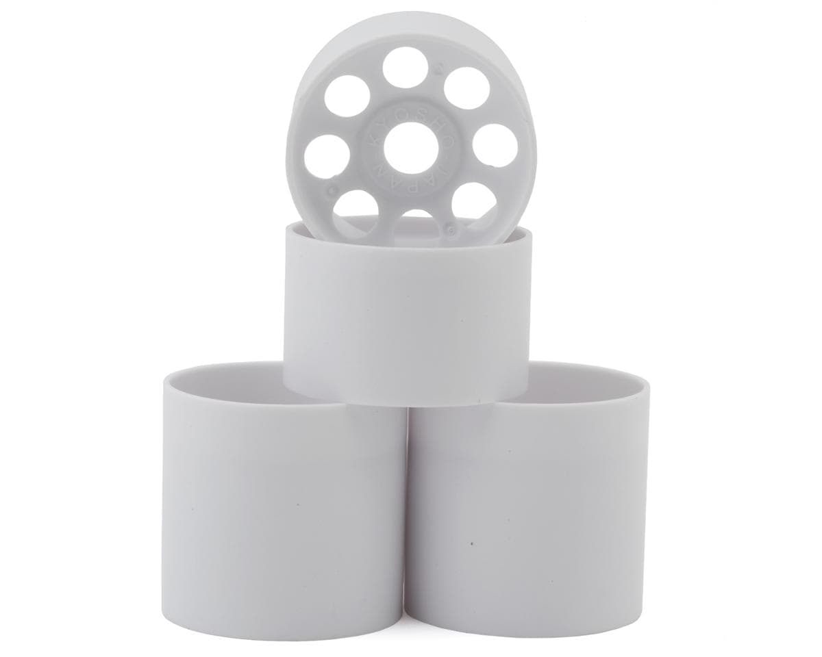 Kyosho Fantom Front & Rear Wheels (White) (4)