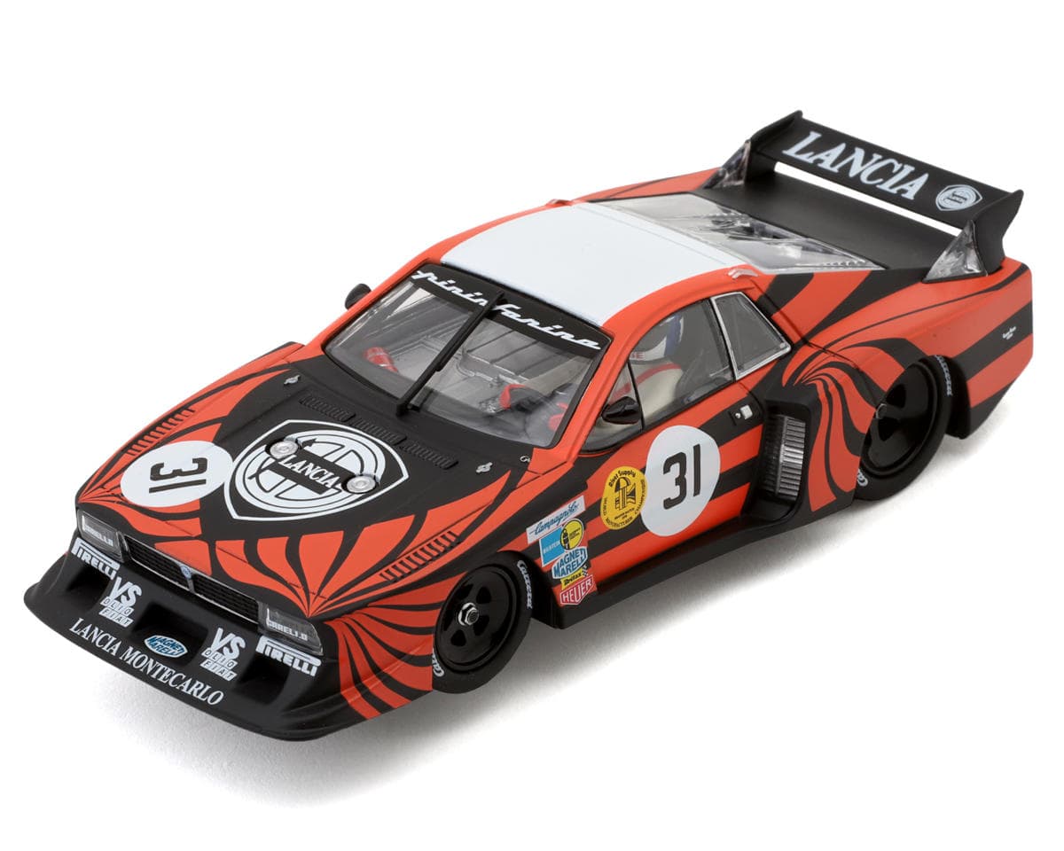 Carrera Evolution Lancia Beta Montecarlo Turbo "No.31" 1979 Brands Hatch 6 Hours 1/32 Slot Car (Orange/Black)