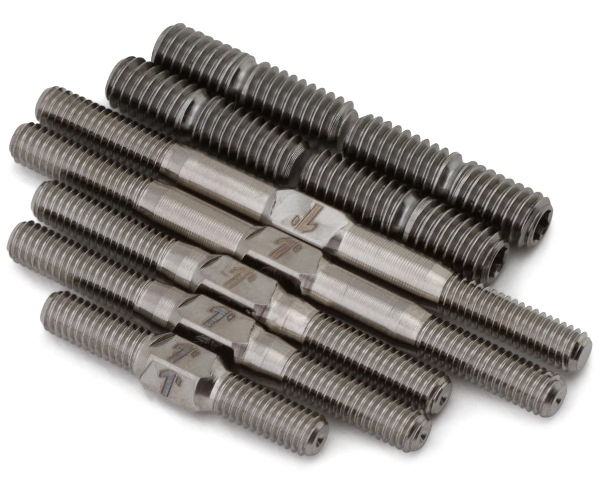 1UP Racing Yokomo MS 1.0 Pro Duty Titanium Turnbuckles Set (Silver)