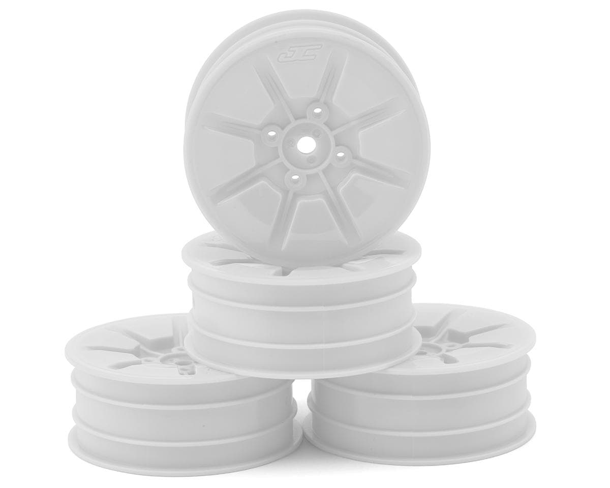 JConcepts Pioneer 2.2 2WD Front Buggy Wheels (White) (4) w/12mm Hex
