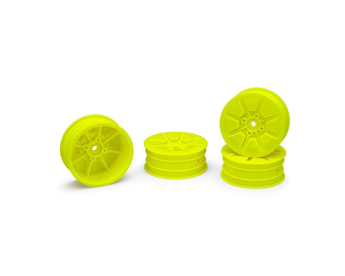 JConcepts Pioneer 2.2 2WD Front Buggy Wheels (Yellow) (4) w/12mm Hex