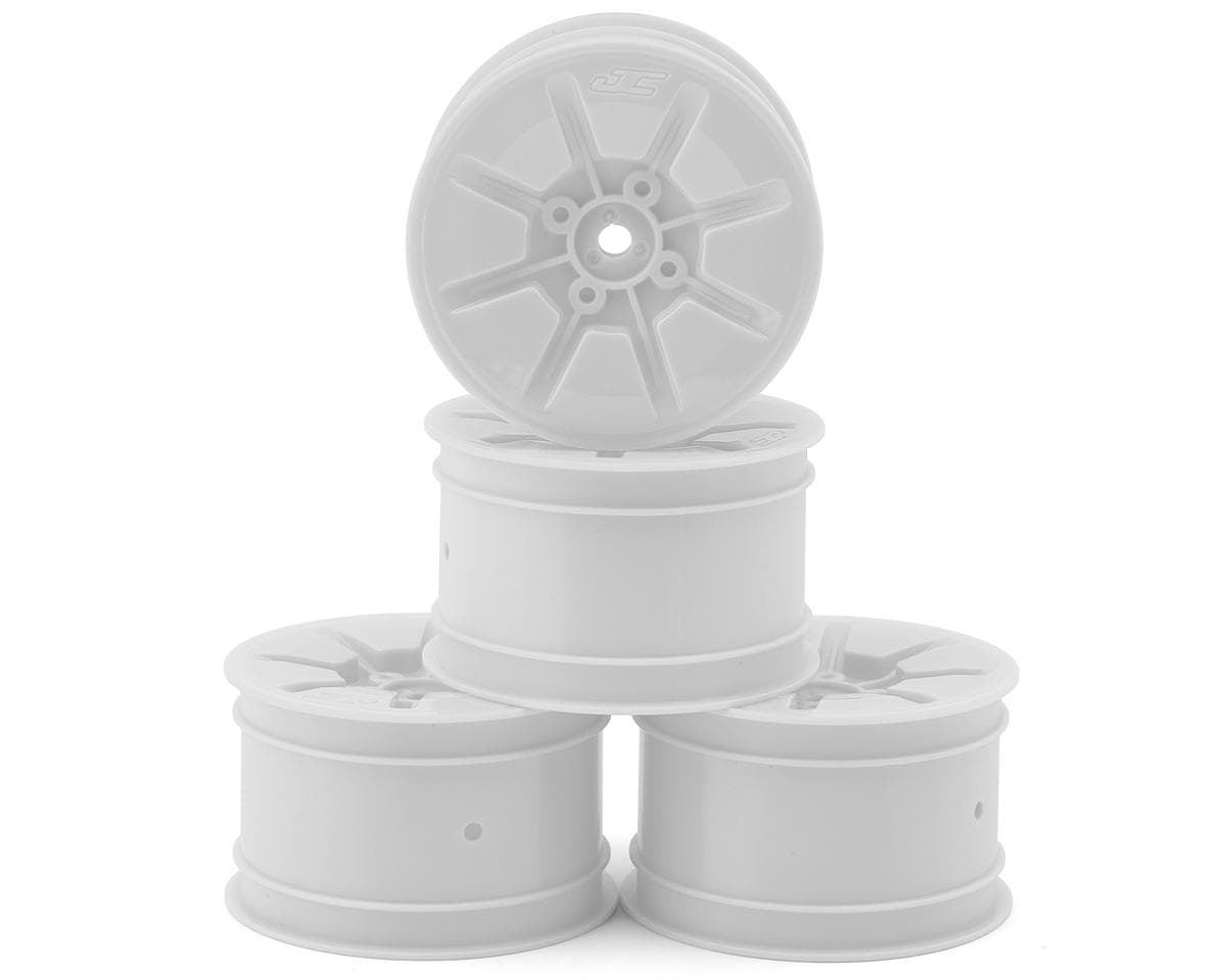 JConcepts Pioneer 2.2 Rear Buggy Wheels (White) (4) w/12mm Hex